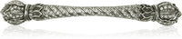 5'' cc Glendale Pull, Clear Crystal Burnish Silver Finish 7751/16