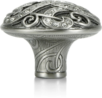 Belmont Knob, Clear Crystal Antique Nickel Finish 7924AN