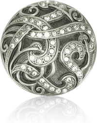 Belmont Knob, Clear Crystal Antique Nickel Finish 7924AN