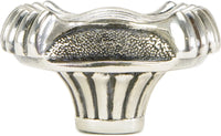 Barrington Pinched Rectangle Knob, Burnished Silver Finish 7990/6