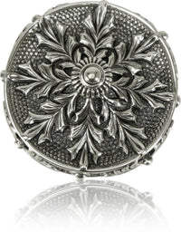 Nantucket Knob Burnish Silver Finish 8034/6