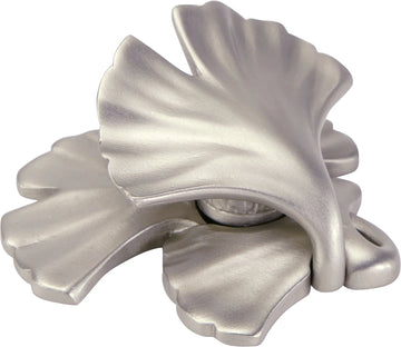Edgar Berebi Arts & Craft Ginkgo Knob In Satin Nickel Plate 8185-22X