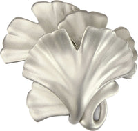 Edgar Berebi Arts & Craft Ginkgo Knob In Satin Nickel Plate 8185-22X