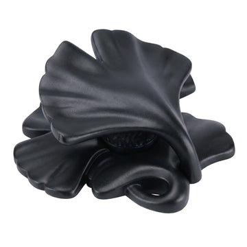 Arts & Craft Ginkgo Knob Black Tie 8185-4X