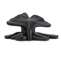 Arts & Craft Ginkgo Knob Black Tie 8185-4X