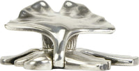 Edgar Berebi Arts & Craft Ginkgo Knob In Burnished Silver Plate 8185-6X