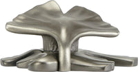 Edgar Berebi Arts & Craft Ginkgo Knob In Antique Nickel Plate 8185ANX