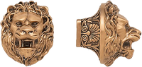 Lion In Winter Knob Museum Gold Finish 8196/1