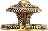 Edgar Berebi Americana Knob W/ Back Plate In Museum Gold Plate 8244-1