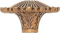 Edgar Berebi Federal Shell Knob In Museum Gold Plate 8245-1