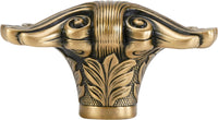 Edgar Berebi Federal Shell Knob In Museum Gold Plate 8245-1