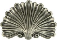 Edgar Berebi Federal Shell Knob In Antique Nickel Plate 8245AN