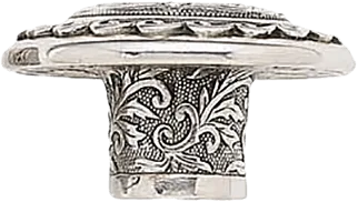 Americana Knob, Burnished Silver Finish 8295-6