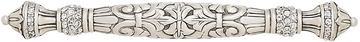 3'' cc Belleview Pull, Clear Crystal Burnish Silver Finish 8306/16