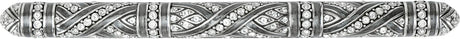 6'' cc Fairfax Pull W/ Topaz, Lt. Peach & Silk Crystal, Burnish Silver Finish 8331/16