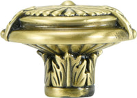 Edgar Berebi Nantucket Knob In Burnished Brass Plate 8368BB