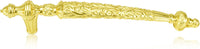 6'' cc Vertical Only Belleview Pull Satin Gold Finish 8387SG