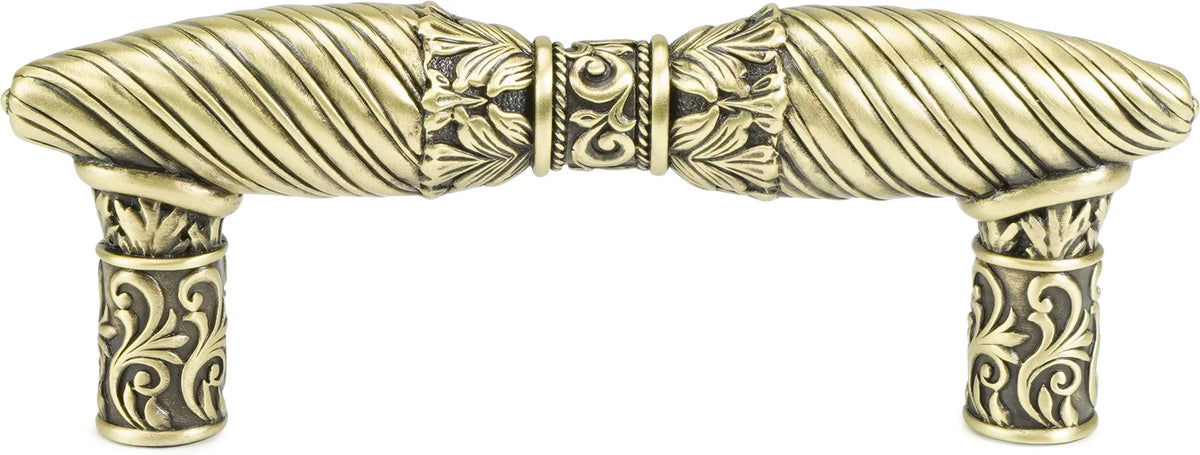 Fontainbleau 3'' cc Pull, Burnish Brass Finish 8397BB
