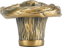 Edgar Berebi Arts & Craft Oak Park Knob In Museum Gold Plate 8404-1