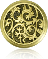 Glendale Court Knob Florentine Gold Finish 8420FG