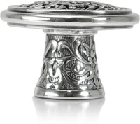 Glendale Court Knob Burnish Silver Finish 8457/6