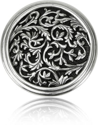 Glendale Court Knob Burnish Silver Finish 8457/6