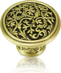 Glendale Court Knob Burnish Brass Finish 8457BB
