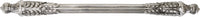 Hampton Small 8'' cc Appliance Pull, Decorated With Swarovski® Clear Crystal, Burnished Silver Finish 8475/16