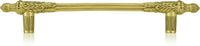 8'' cc Hampton Small App. Pull, Lt. Colorado, Lt. Smoke & Smoke Topaz Museum Gold Finish 8475/9