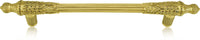 8'' cc Hampton Small App. Pull, Lt. Colorado, Lt. Smoke & Smoke Topaz Museum Gold Finish 8475/9