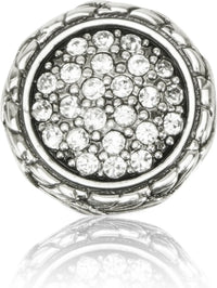 Nantucket Jewel Mini Knob, Clear Crystal Burnish Silver Finish 8502/16