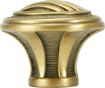 Ribbed Knob, Museum Gold 8531/1