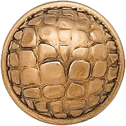Alligator Knob, Museum Gold 8535/1