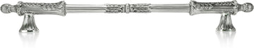 16'' cc Hampton Crystalized App. Pull, Clear Crystal, Burnish Silver Finish 8536/16
