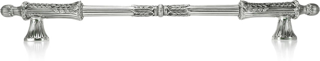 16'' cc Hampton Crystalized App. Pull, Clear Crystal, Burnish Silver Finish 8536/16