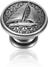 Yacht Club Sailboat Knob Antique Nickel Finish 8539AN
