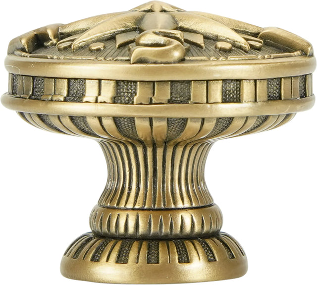 Yacht Club Compass Knob, Museum Gold 8540/1