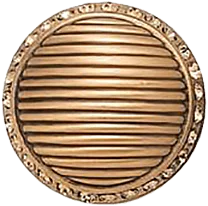 Cambridge Round Knob, Lt. Smoke Topaz Crystal Museum Gold Finish 8628/9