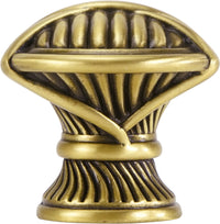 Edgar Berebi Westport Knob In Burnished Brass Plate 8641BB