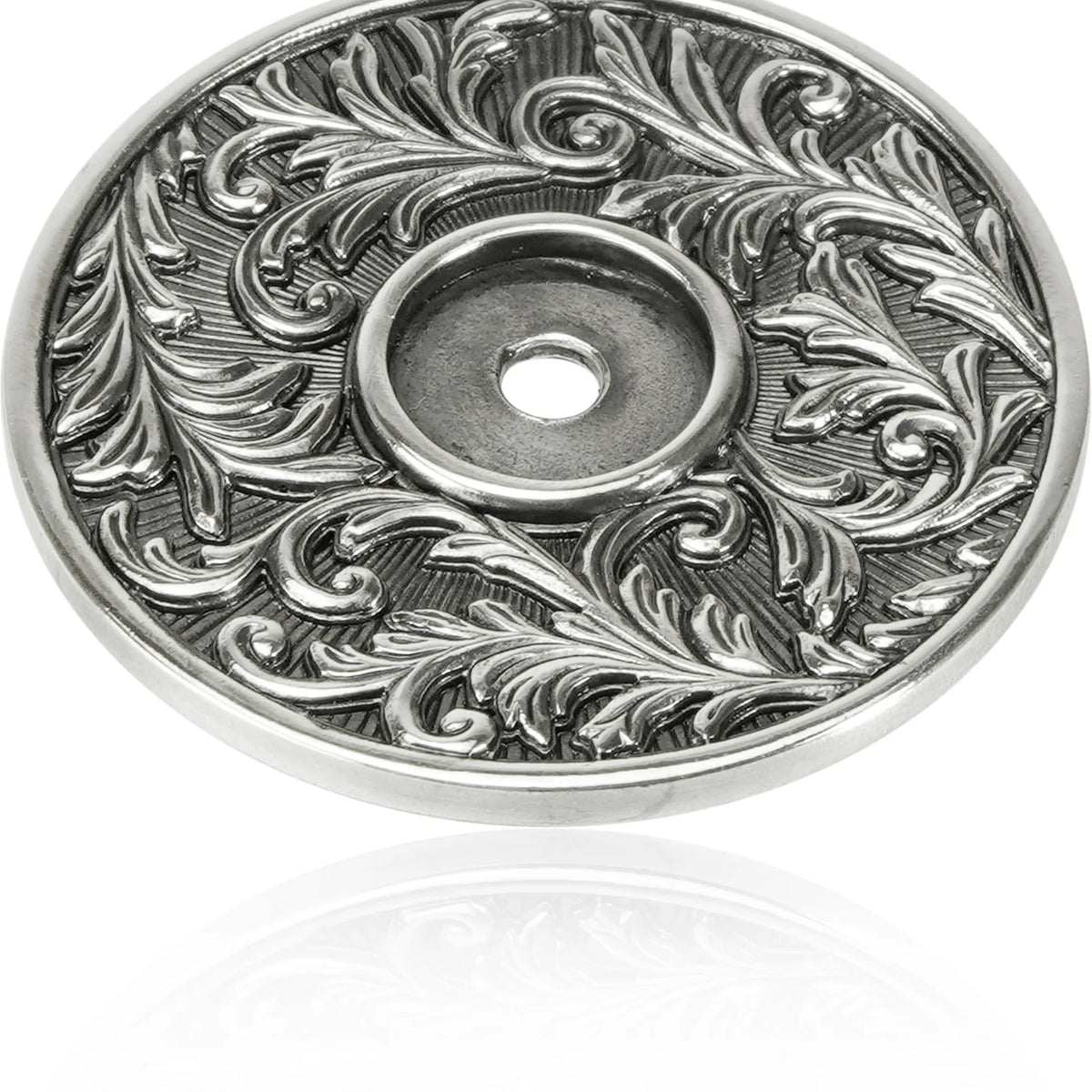 Glendale Back Plate Burnish Silver Finish 8643/6 – The Knobs Company
