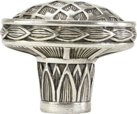 Edgar Berebi Thames Oval Knob In Burnished Silver Plate 8658-6