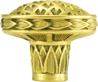 Edgar Berebi Thames Oval Knob In Florentine Gold Plate 8658FG