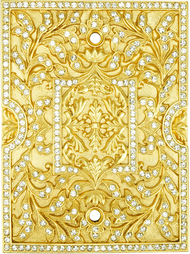 Switch Plates Blank Switch Cover, Clear Crystal 8696SG