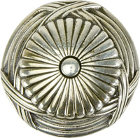 Edgar Berebi Hyde Park Knob In Burnished Silver Plate 8956-6