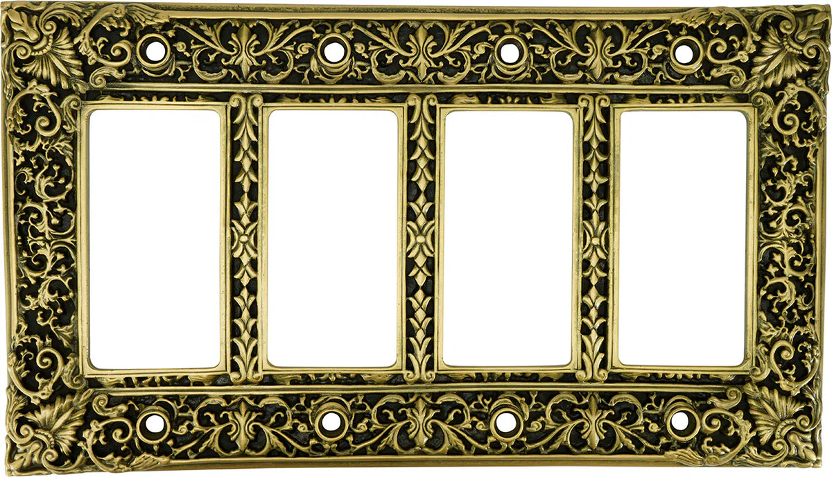Switch Plates Glendale Quad Gfi Switch Cover 8968/1