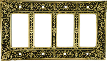 Switch Plates Glendale Quad Gfi Switch Cover 8968/1
