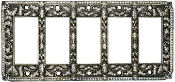 Switch Plates 5 Gfi Switch Cover, Clear Crystal 9460/16