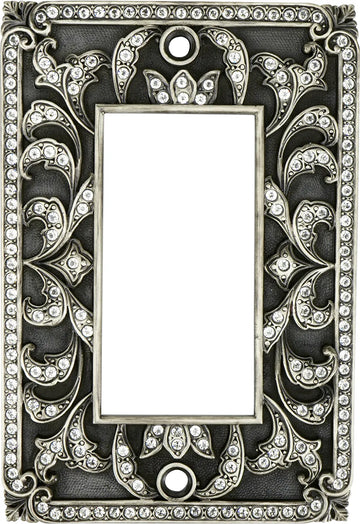 Switch Plates Single Gfi Switch Cover, Clear Crystal 9573MS