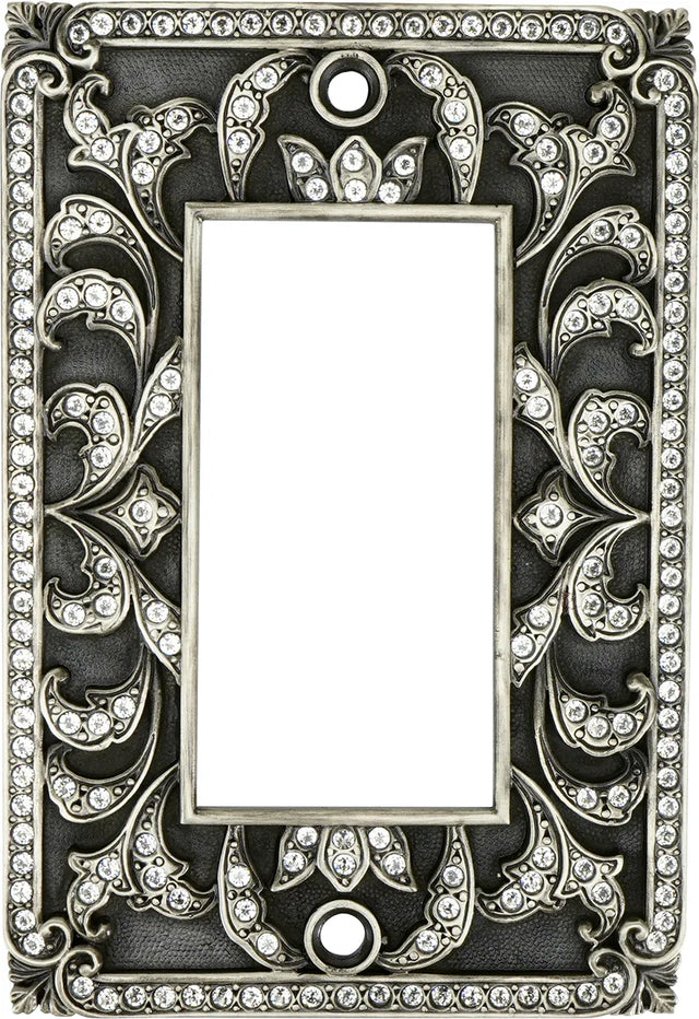 Switch Plates Single Gfi Switch Cover, Clear Crystal 9573MS