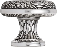 Regina Knob, Burnished Silver 9634/6